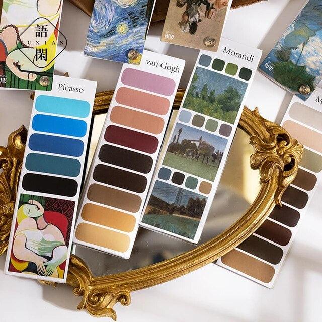 Famous Artist Gallery Series Sticker Book - Journal Carnival
