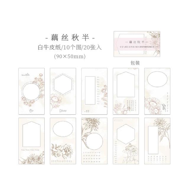 Hallow Frame Scrapbooking Paper - Journal Carnival