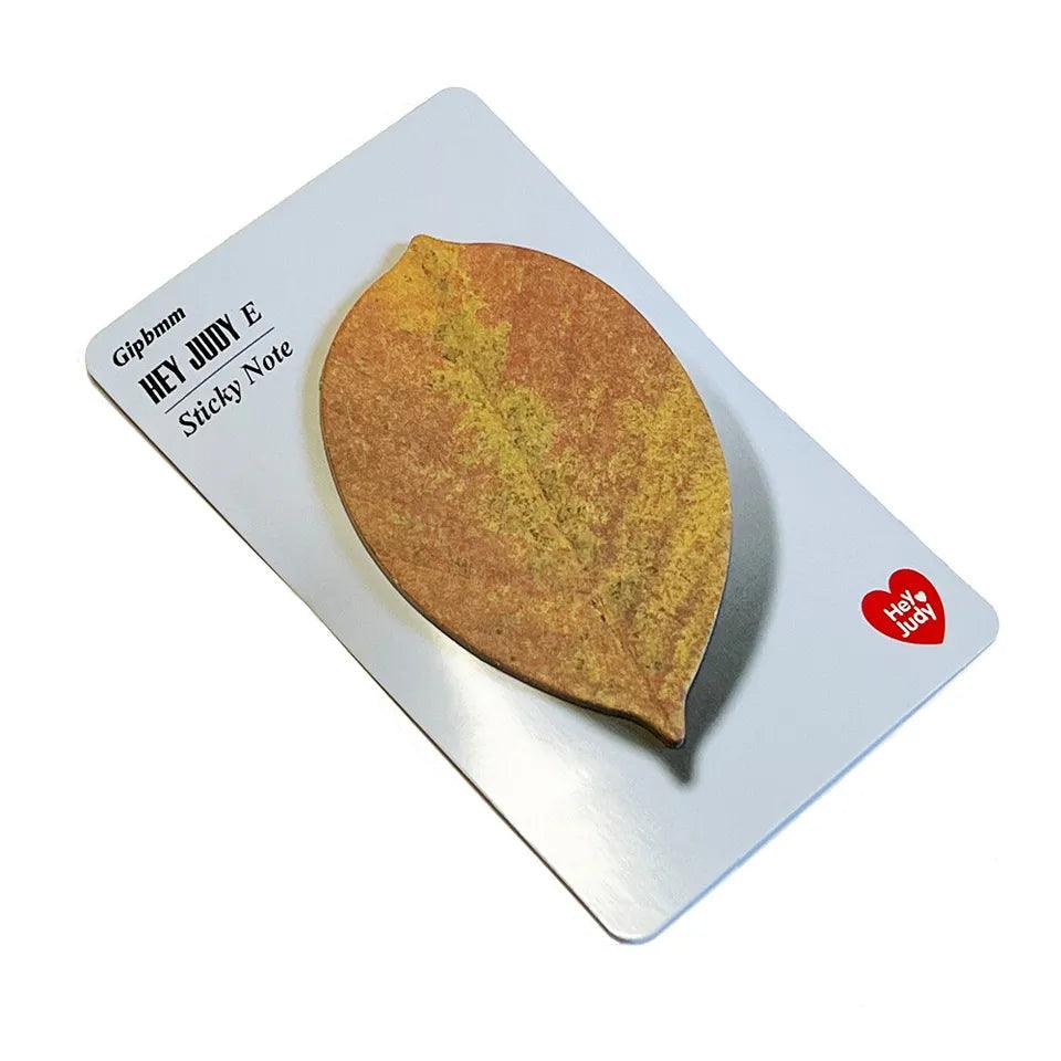 Leaf Shape Sticky Notes - Journal Carnival