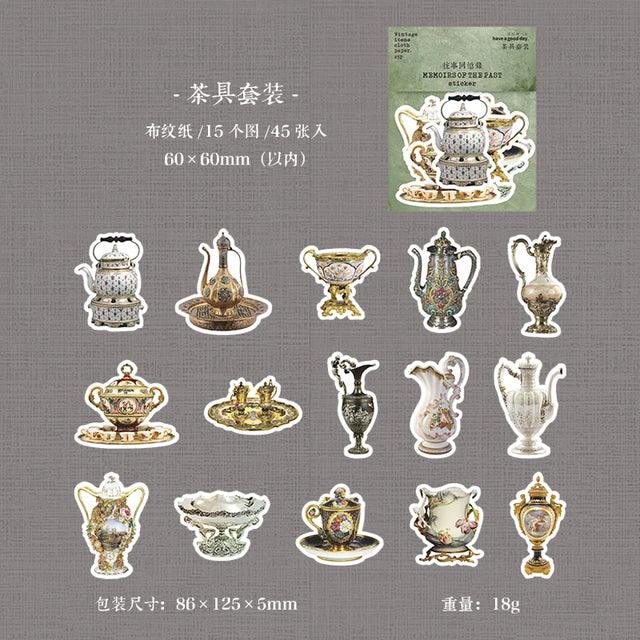 Memories of the past Series Stationery Stickers - Journal Carnival