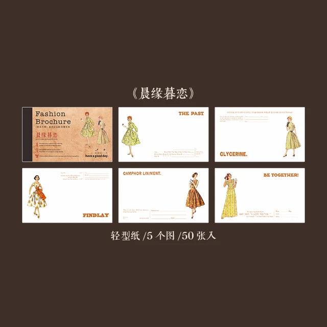 Retro Brochure Fashion Light Paper Book - Journal Carnival