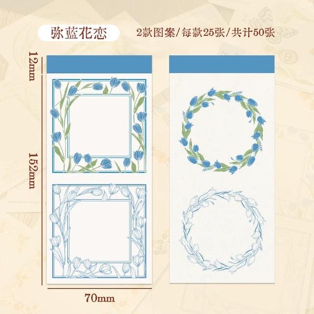 Flower Language Series Memo Pad - Journal Carnival