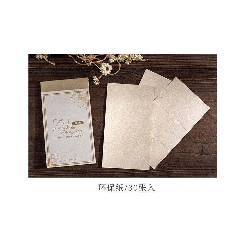 Retro message material paper memo pad - Journal Carnival