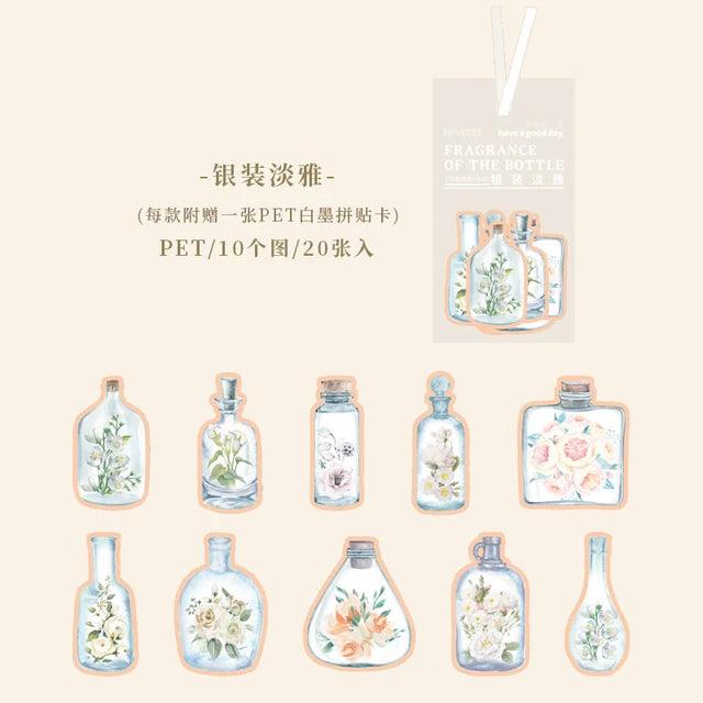 Flower in Bottle Series Pet Sticker - Journal Carnival