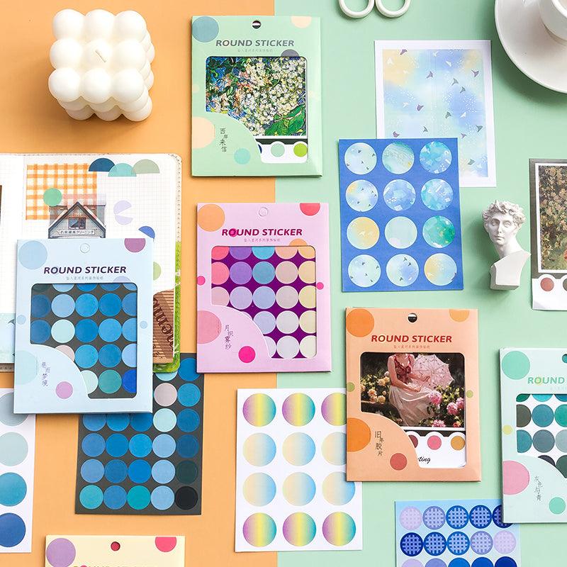 Multi-color Dot Pocket Sticker - Journal Carnival