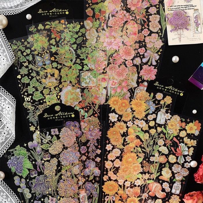 Pet flower bronzed Sticker - Journal Carnival