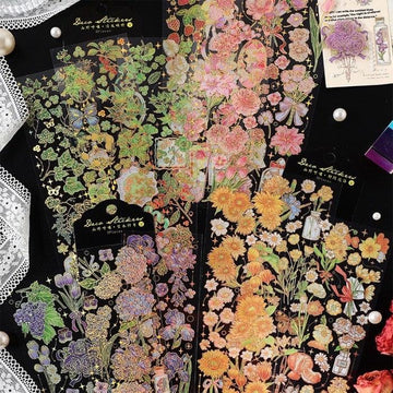 Pet flower bronzed Sticker - Journal Carnival