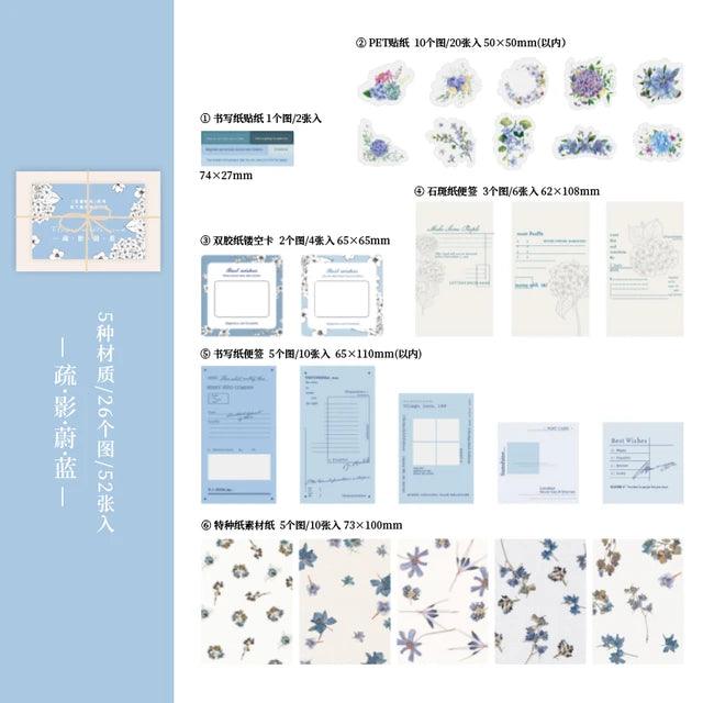 Retro Paper and stickers pack - Journal Carnival