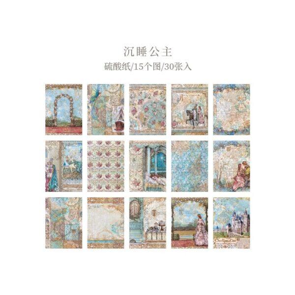 Floral Vellum Paper Book - Journal Carnival