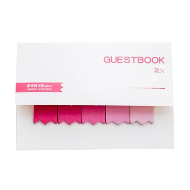 Gradient Adhesive Scrapbooking Paper Sticky Notes - Journal Carnival