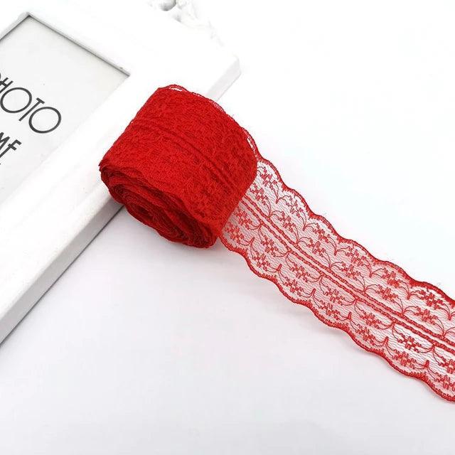 Colorful Lace Fabric Ribbon - Journal Carnival