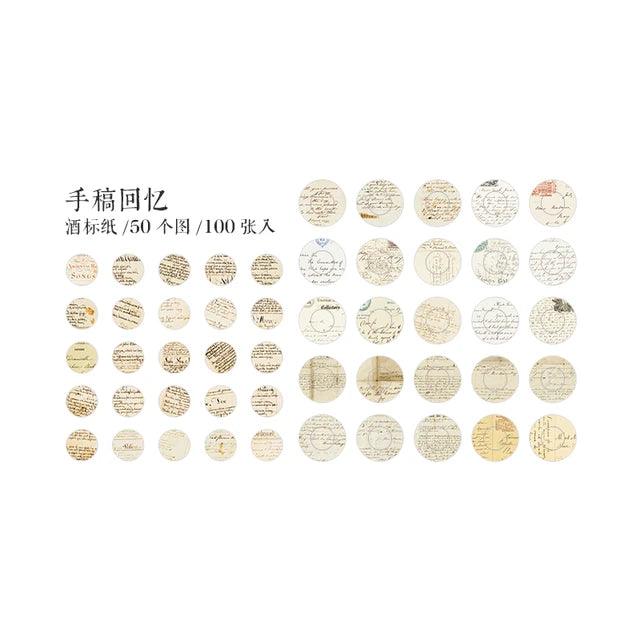 Time Button Vintage Stickers - Journal Carnival