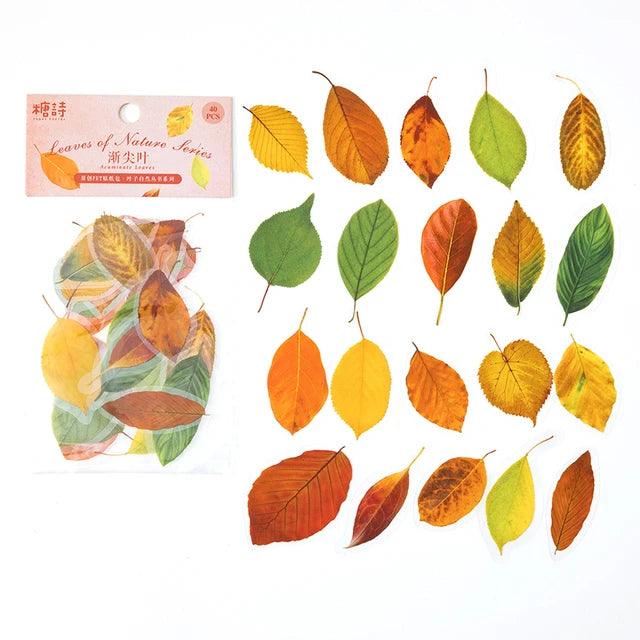 Leaf Nature Series Pet Stickers - Journal Carnival