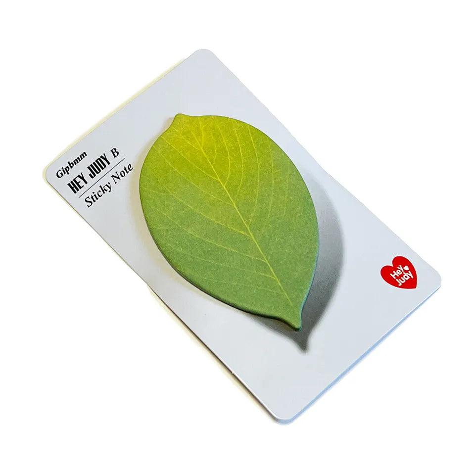 Leaf Shape Sticky Notes - Journal Carnival