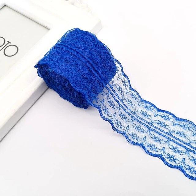 Colorful Lace Fabric Ribbon - Journal Carnival