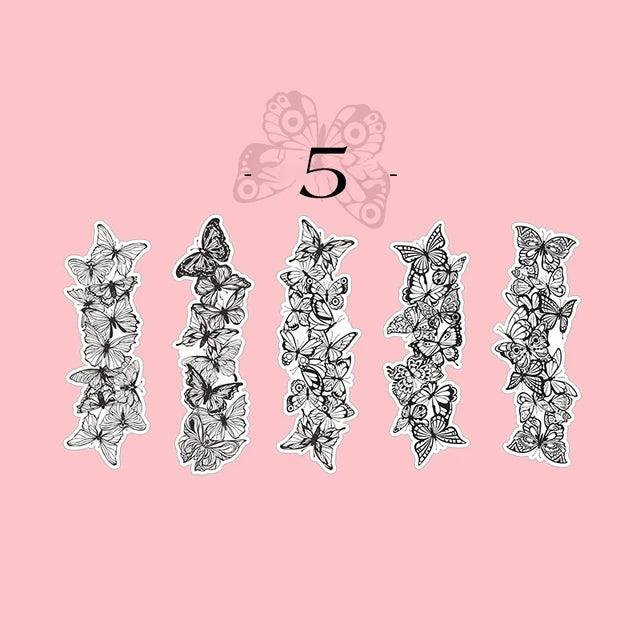 Vintage Die-Cut Floral Stickers - Journal Carnival