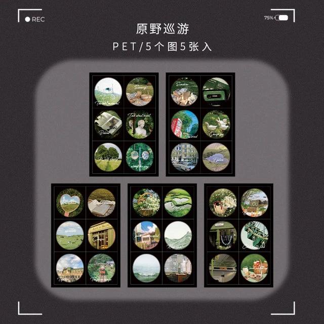 Collect Time in the lens Series Pet Stickers - Journal Carnival
