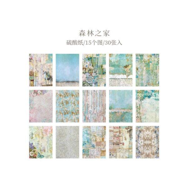 Floral Vellum Paper Book - Journal Carnival