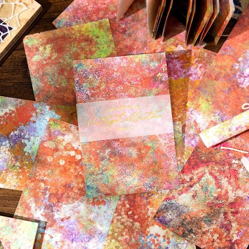 Mottled Dream Series Retro Material Paper - Journal Carnival