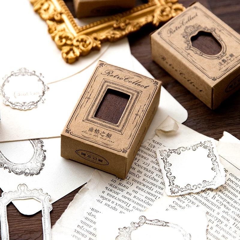 Frame Border Wooden Stamp - Journal Carnival