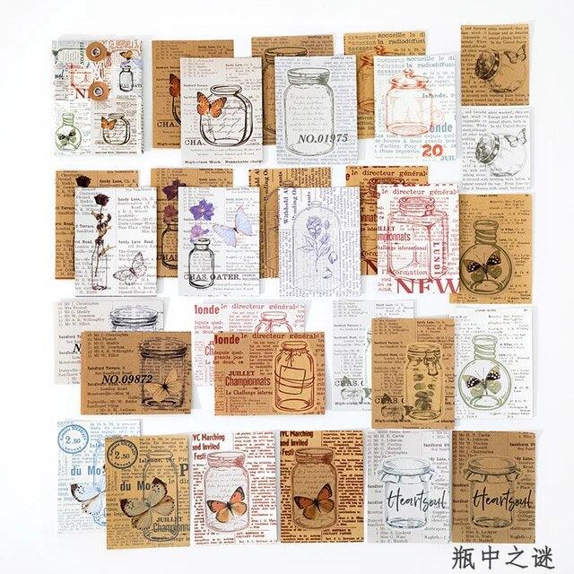 Letterhead Impression Series Labels Sticker - Journal Carnival