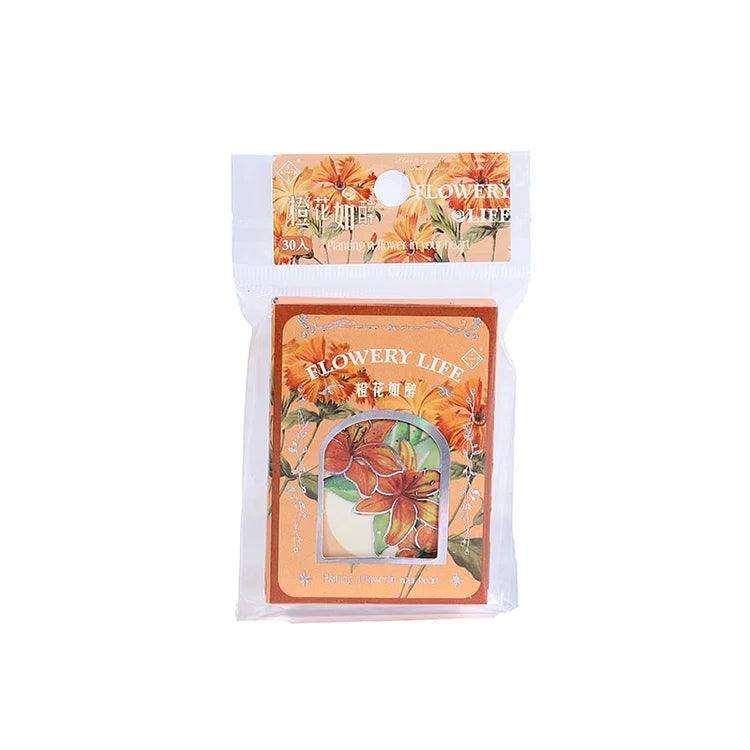 Washiflower sticker box - Journal Carnival