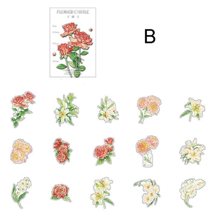 Flower Deco Stickers - Journal Carnival