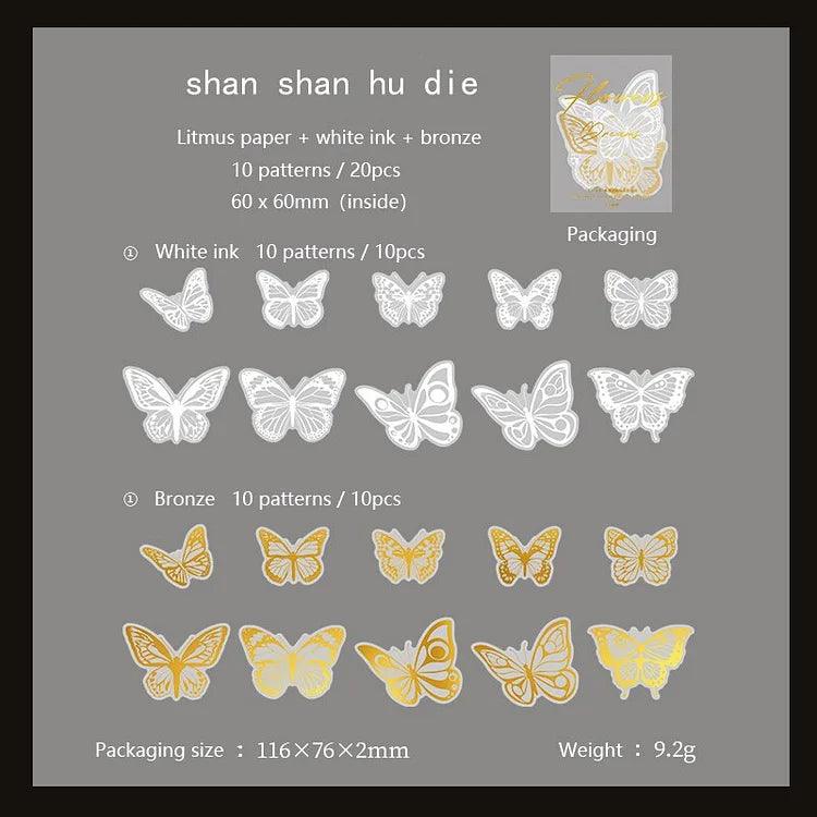 Vintage bronzed Stickers - Journal Carnival