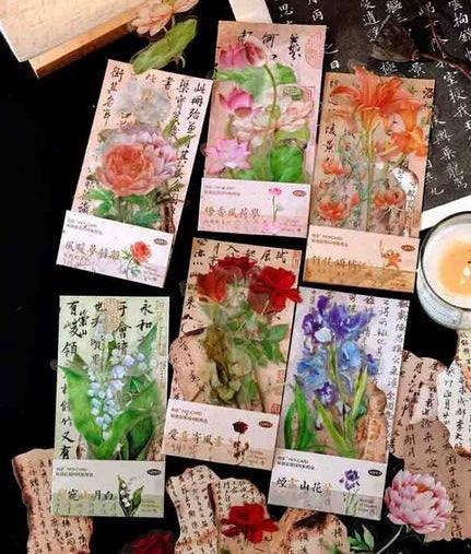 Pet Flower Stickers