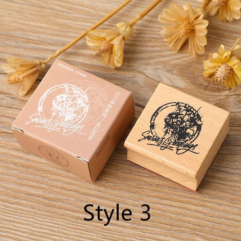 Wooden Stamps - Journal Carnival