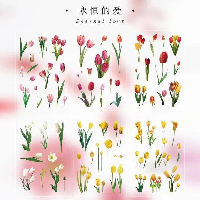 Pet Flower Stickers - Journal Carnival