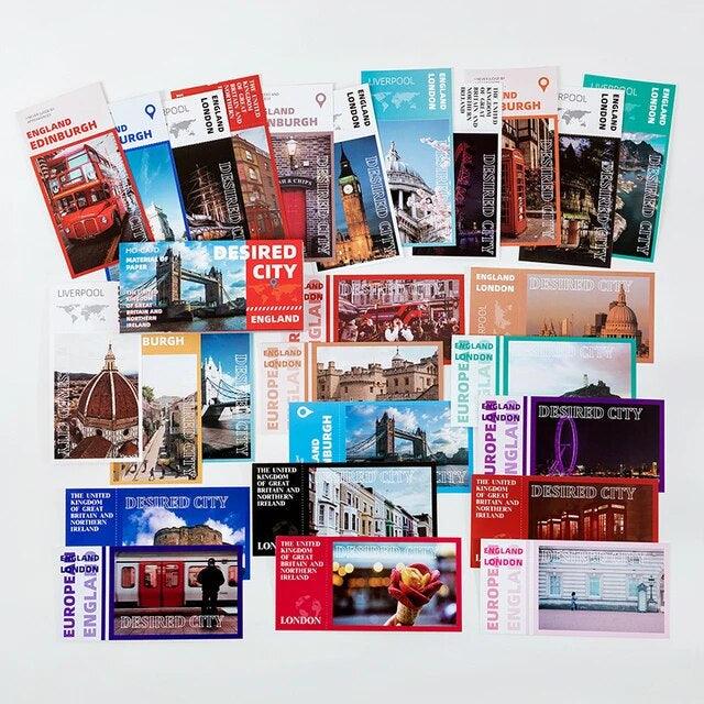 Desired City Series Sticker Book - Journal Carnival