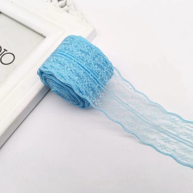 Colorful Lace Fabric Ribbon - Journal Carnival