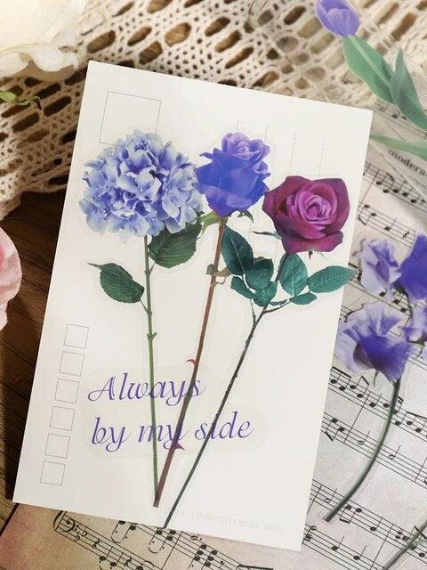 Pet flower Stickers - Journal Carnival