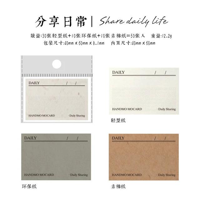 Multi Material Memo Book - Journal Carnival