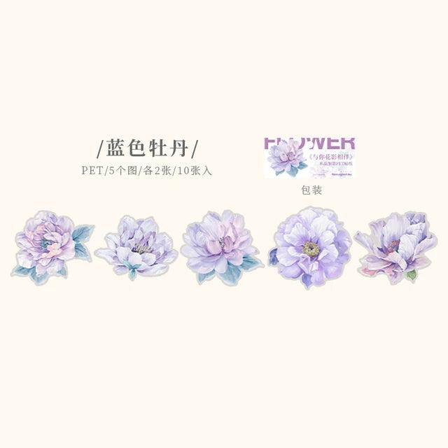 Pet Flower Stickers - Journal Carnival
