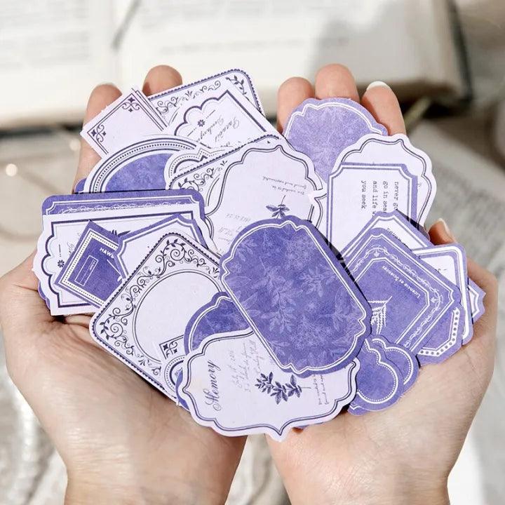 Retro Style Border Stickers - Journal Carnival
