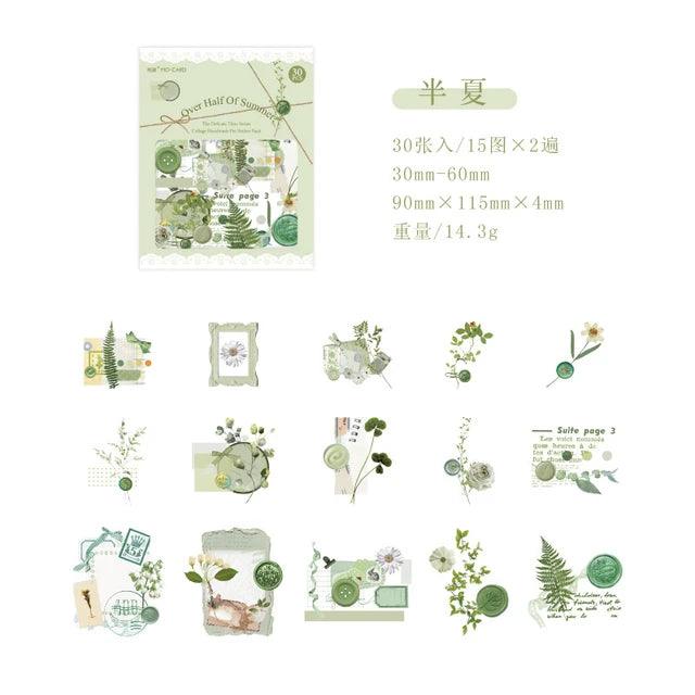 Delicate time Series Pet Stickers - Journal Carnival