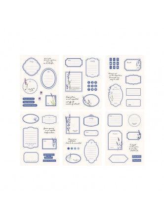 Garden Walk Series Label Stickers - Journal Carnival
