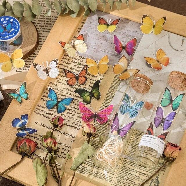 Vintage Butterfly Washi Tapes - Journal Carnival