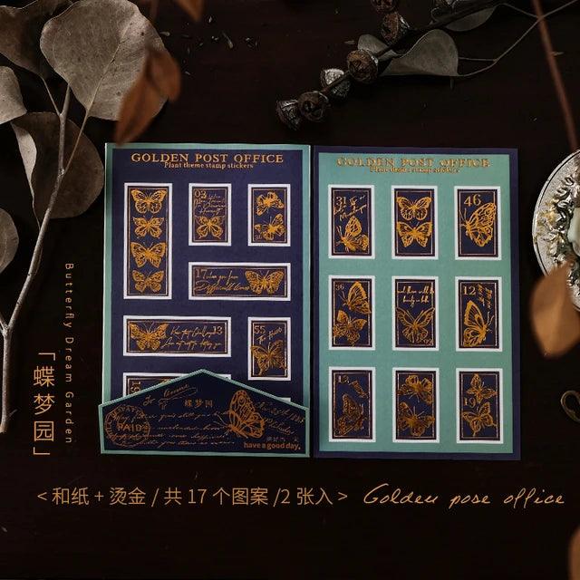 Hot Stamping Bronzed Material Stickers - Journal Carnival
