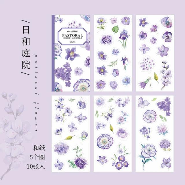 Flower Washi Sticker Book - Journal Carnival