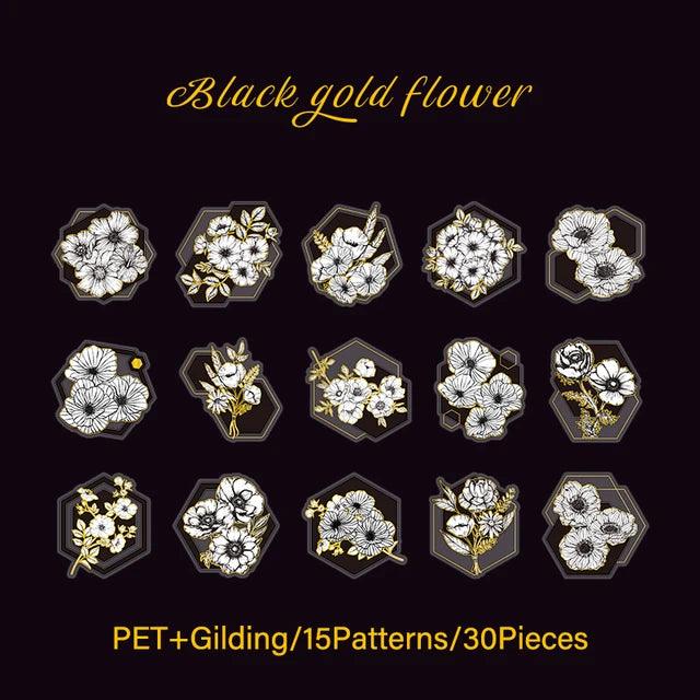 Pet Gliding Flower Stickers - Journal Carnival