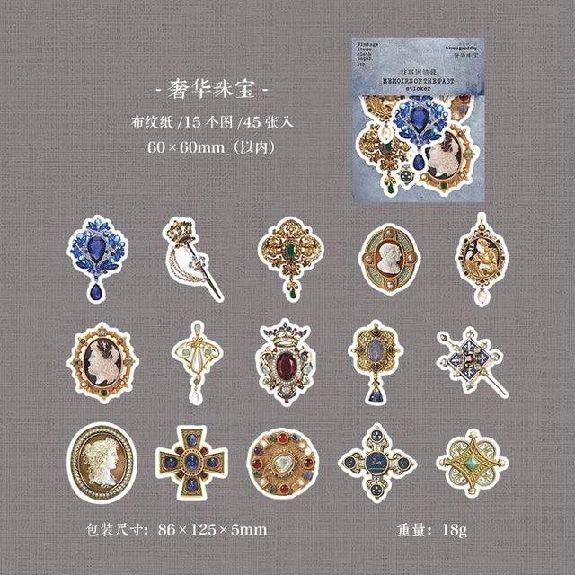 Memories of the past Series Stationery Stickers - Journal Carnival
