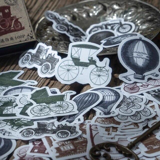 Vintage Classic Retro Sticker - Journal Carnival