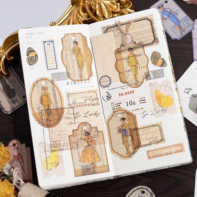 Modern Times Fashion Label Series Stickers - Journal Carnival