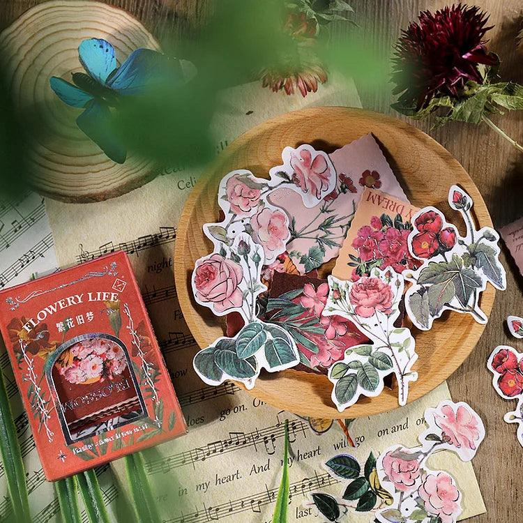 Washiflower sticker box - Journal Carnival