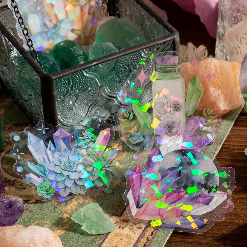 Healing Crystals Series Decorative Sticker - Journal Carnival