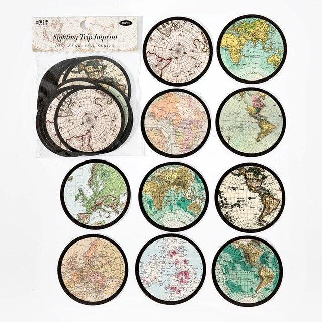 Vintage Lace Constellation Sticker - Journal Carnival