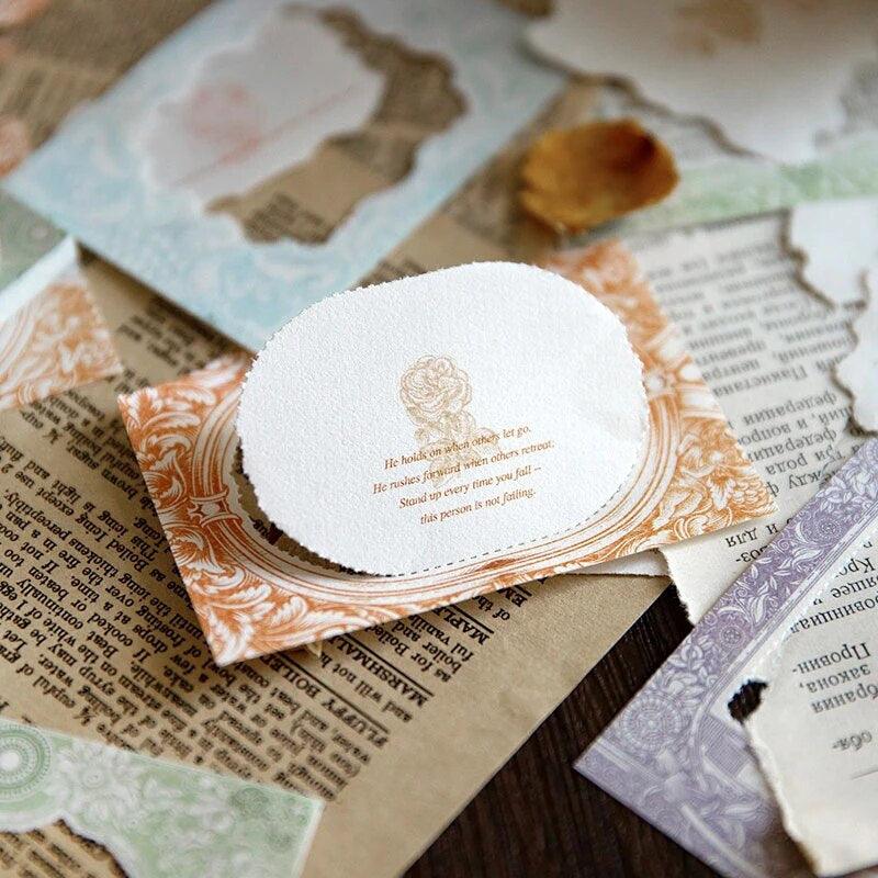 Poetry Flower Frame Memo Pad - Journal Carnival